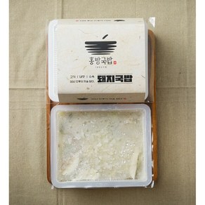 홍방 부산 돼지국밥 (2인 수육국밥 양념부추 세트) 부산일보 추천 맛집 수육국밥2개+ 양념부추2인분, 2개, 720g