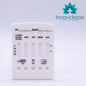 소변 마약 검사 키트 4종 스탠다드 마약 검사, E. 6종 울트라 센서티브 검사, 1개