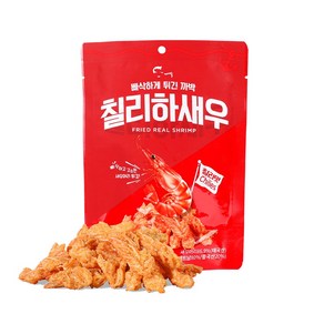 까박 새우머리튀김 칠리하새우 30g 생새우 머리 과자 칠리맛