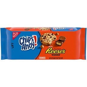 [미국직배송]나비스코 칩스 아호이 리세스 미니 피스 쿠키 269g/Chips Ahoy! Reese's Pieces Cookie