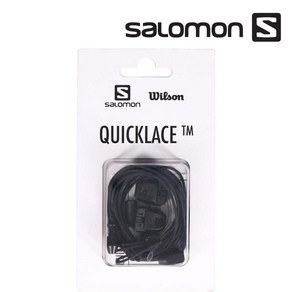 살로몬 퀵레이스 블랙 신발끈 Salomon Quicklace