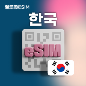 한국 eSIM SKT 데이터 이심, 1개, 누적 5GB, 3일