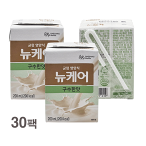 뉴케어 구수한맛 200ml 30개 일반 환자 영양식 간식 식사대용 빨대형 대표균형영양식