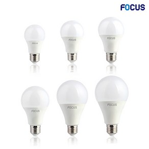 포커스 벌브 LED 12W E26 램프 조명 주광 주백 전구