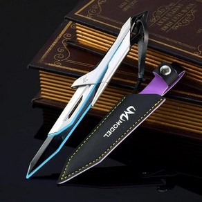 발로란트 칼 무기 게임 금속 언컷 전술 모델 모형 검 장식 공예, 1개, 3. XER FANG Knife A