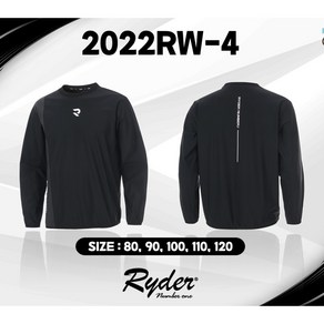 라이더 바람막이 2022RW-4 블랙 배드민턴 탁구 스쿼시