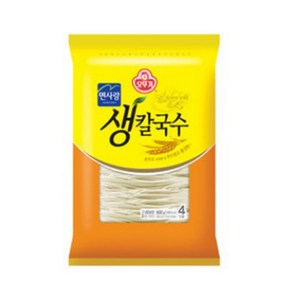 오뚜기 생 칼국수면 4인 냉장 600G, 5개, 1개, 3kg