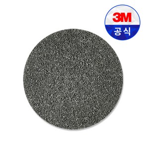 3M 스카치브라이트 4인치 SC 디스크 무홀 SFN 수세미 녹 페인트 이물질 제거, 1개