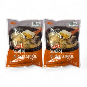 토박이마을 두부김치 만두, 2개, 1.2kg