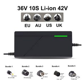 스마트 고속 충전 리튬 배터리 팩 충전기 미국 EU AU UK 플러그 42V 54 6V 67 2V 84V 36V 48V 60V 72V 2A 10S 13S 16S 20S, 72V 20S Chage, 번들 5, 1개