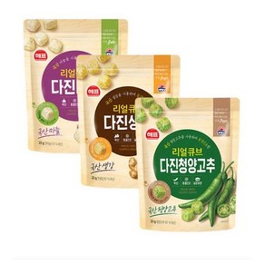 사조해표 리얼큐브 다진마늘+청양+생강 23g