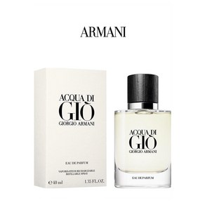 아르마니 오 드 퍼퓸 리필가능 남성 아쿠아 디 조 푸어 옴므 Armani