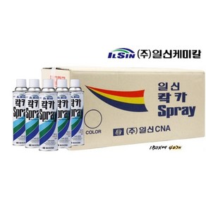 일신 락카 스프레이 1박스 40EA, 40개, 420ml, 적색