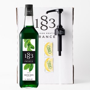 1883 그린민트 시럽 1000ml+1883 시럽펌프(트루시트러스 사은품)