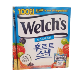 웰치스 후르츠 젤리 2.5kg 25g 100개 후르트 코스트코 캔디 어린이집 사무실 간식, 1개