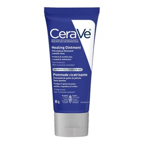 CeaVe Healing Ointment 히알루론산 및 세라마이드 함유 건성 피부용 모이스처라이징 페트롤라툼 피부 보호제 다목적 페이스 바디 립밤 라놀린 프리 무향, 1개