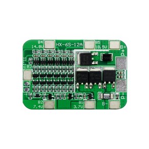 18650 리튬이온 폴리머 보호회로 6S 15A PCM BMS 6셀 회로, D109_6S 15A 보호회로