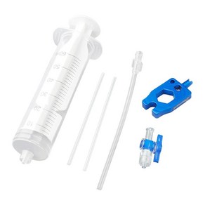 shangen 산악 자전거 튜브리스 타이어 실란트 주사기 2oz 자전거 타이어 주입 세트, B, 플라스틱, 1개