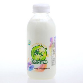 아기우유 산양유100% 산양원유 산양우유 자연방목 해썹, 4개, 500ml