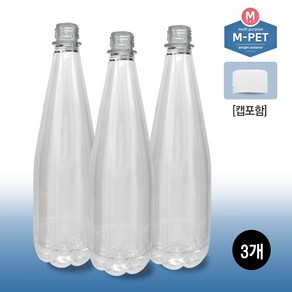 M-PET! 생수병 효소탄용기 750ml(3개)_화이트캡