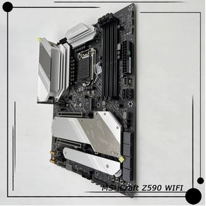 MS-iCaft Z590 WIFI MAXSUN 데스크탑 컴퓨터 ATX 마더 보드 지원 10/11th 세대 코어 LGA1200 완벽한 성능검사완료