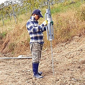 국산 항타기 타격봉 수동항타기 파이프항타기 구멍파기 구멍삽 하우스지주대 파이프박기 지주대박기, 1개