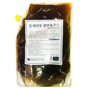 동치미맛 냉면육수 2kg 7배농축, 1개, 단품