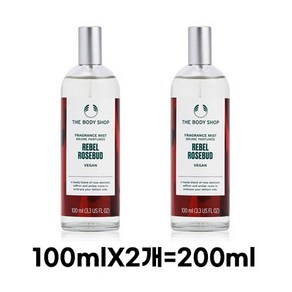 더바디샵 레벨 로즈버드 후레그런스 바디 미스트 꽃향, 200ml, 5개