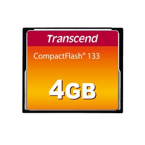 트랜센드 CF 133배속 메모리카드 TS4GCF133, 4GB, 1개