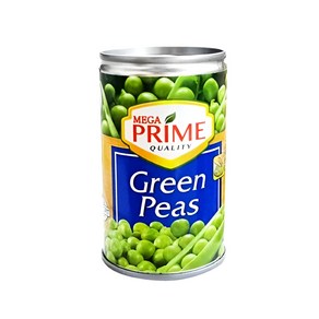 Mega Pime Geen Peas 메가프라임 그린피스 완두콩 캔 155g, 1개