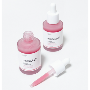 [본사정품] 메디큐브 연어 PDRN 핑크 앰플 30ml 에센스 세럼 기미 잡티 진정 모공 피부결 데일리 화장품 베이스 메이크업 민감 여드름성 피부 개기름 트러블, 2개