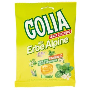 골리아 허벌 캔디 레몬 Golia Ebe Lemon Hebal Candies Suga Fee and Gluten Fee, 60g, 4개