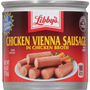 Libby's Chicken Vienna Sausage 리비스 치킨 비엔나 소시지 130g 6팩, 6개