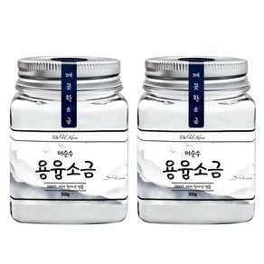 더순수 용융소금 미네랄소금 불순물 제로, 2개, 300g