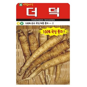 더덕 씨앗 중포장 3000립, 1개