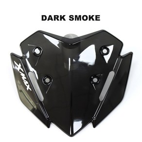 [호환] YAMAHA XMAX250 XMAX300 2023 오토바이 윈드 실드 바이저 디플렉터 스크린 XMAX 125, 03 Smoke, 1개