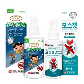 일양약품 모기기피제 50ml + 100ml 2종 세트, 1개