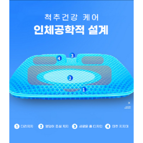 쿨매트 베타젤방석 쿨젤리 벌집젤리쿠션 강호동방석 벌집퍼즐링 편안한 의자 자동차방석 (커버포함)