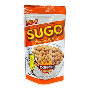 Sugo Cacke Nuts Babecue Flavo 수고 크래커 넛츠 바베규맛, 100g, 1개