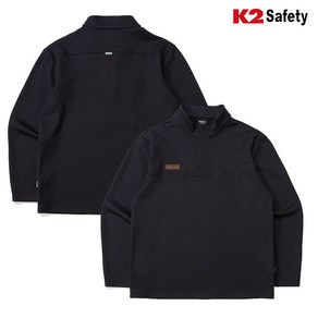 K2 기모 긴팔 티셔츠 반집업 스판 하프넥 남여공용 겨울 티셔츠 TS-F3201