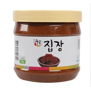 계룡산 궁골 전통 방식으로 만든 맛있는 집장 1Kg 등겨장 국내산100% 사회적기업제품 보리등겨장, 1개