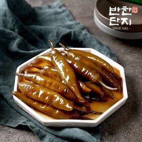 반찬단지 간장고추 1Kg 장아찌 고추지 절임, 1개