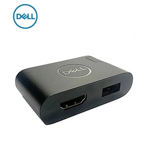 Dell DA20U 어댑터-HDMI USB-C 플레이 및 플러그, 단일옵션