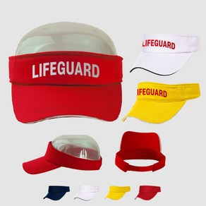 라이프가드모자 LIFEGUARD 수상안전요원 인명구원 썬캡 모자