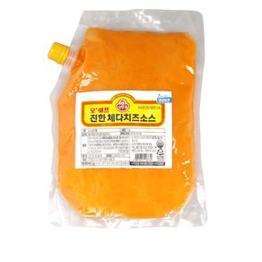 오뚜기 오쉐프 진한 체다치즈소스 1kg, 4개