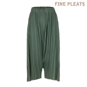 [FINE PLEATS] 피네 플리츠 배기팬츠 포 소프트 그린