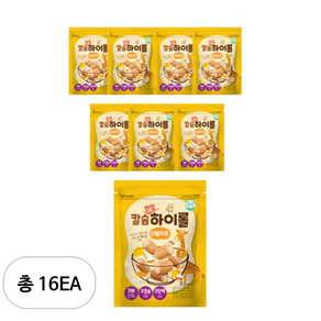 아이배냇 꼬마 칼슘 한입 하이롤 50g, 더블치즈, 16개