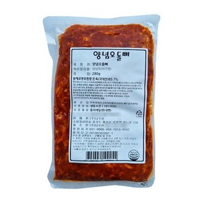 양념오돌뼈, 280g, 1개