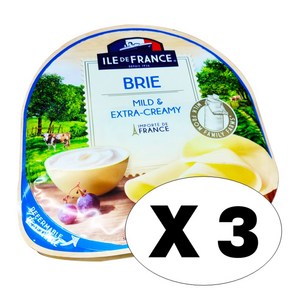 일드 프랑스 브리 슬라이스 치즈 (150g x 2팩) 보냉포장 코스트코 샌드위치 치즈 ILE DE FRANCE BRIE SLICES, 3세트, 300g