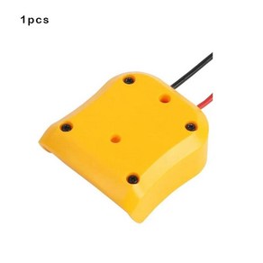 외부 전원 공급 장치 컨버터 라인 출력 어댑터에 케이블 커넥터 적합, [02] 1pcs yellow, 1개